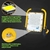 Refletor Led 100w Recarregável Holofote Resistente À Água Branco Frio