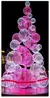 Pisca fixo 10m com 100 Leds; Fio verde; Rosa 220V M/F - Tecnnoled - Artigos para decoração e comunicação visual em Led