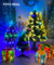 Arvore Natal Fibra Com Estrellinhas 60cm Led Rgb 8 Função - Tecnnoled - Artigos para decoração e comunicação visual em Led