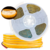 fita Cob 400leds/M 12v 5mm ultra fina 10w/m branco morno