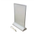 Painel Luminoso Expositor Vidro Led Branco Porta Panfleto Branco Frio 30x22 na internet