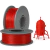 Filamento para impressora 3D Vermelho - comprar online