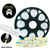 Mangueira Led Neon 2 Segunda Geracao 6mm + Fita de Led 3528S Dobravel 12v 600L rolo com 10mts Branco Quente