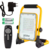 Refletor Led 200w Recarregável Holofote Resistente À Água Branco Frio