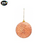 Bolas De Natal 5 cm 6 unidade Rosa gold - comprar online