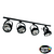 Trilho Eletrificado Preto Para Spot Led 1 Metro - comprar online