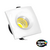 Mini Spot Embutir Gesso Teto 3w Cob Branco Frio Quadrado 6500k
