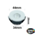 Mini Spot Embutir Gesso Teto 3w Cob Branco Quente Redondo 3500k na internet