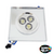 Spot Super Led 3w Quadrado Espelhado Branco Quente 3500k Bivolt