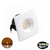 Mini Spot Embutir Gesso Teto 3w Cob Quente 3500k Quadrado