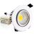 Spot Super Led 3w Redondo Cob Branco Quente 3500k Bivolt