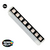 Spot para Trilho de Led 25W Acabamento Branco Direcionavel Branco Quente