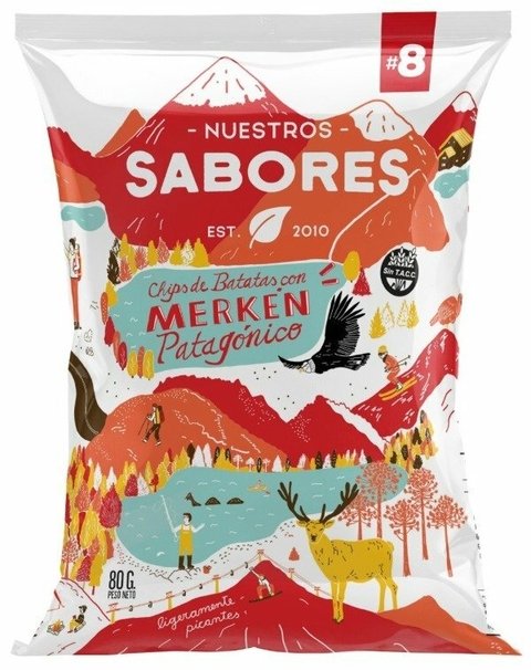 Nuestros sabores - Batatas con Merken patagonico