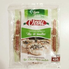 Orali - Disco de empanada integral con semillas