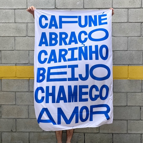 Bandeira Carinhosona Azul