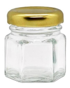Frasco Hexagonal 40cc x 10 unid