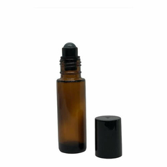 Pack 10 Frasco Vidrio Roll On 10cc Ambar