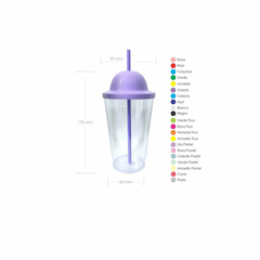 Vaso Acrilico 475cc MILK SHAKE y sorbete x 10 unid - comprar online