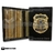 Carteira compacta em couro Investigador Criminal (Brasão Fed.)