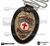 Distintivo em couro Chaplain Capelania Evangélica (Brasão Americano)