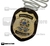 Distintivo em couro Segurança Privada Vigilante (Brasão Fed.)