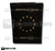 Capa de passaporte em couro União Europeia (dourado)