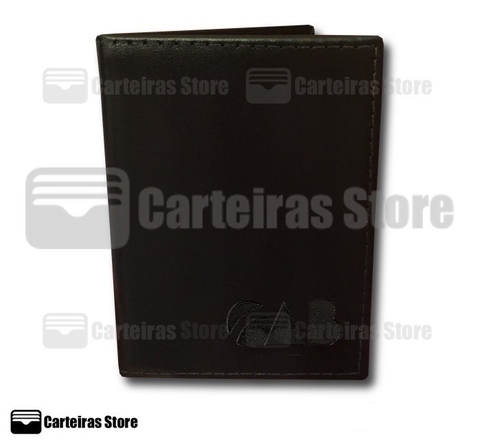 Carteira porta Documento em couro OAB (Logo Relevo Seco)