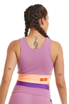 TOP CROPPED 2 EM 1 COMPRESS / LILAS MELISSA/LARANJA ENERGIA CAJUBRASIL - loja online