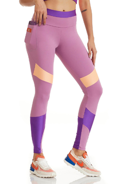 LEGGING NAKAY COMPRESS / LILAS MELISSA CAJUBRASIL - BE Fitness store