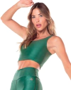 TOP CROPPED LILY - 029576 - C0467 - VERDE SALVIA - VESTEM