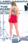 SHORT THE FAMOUS 2 23250 VERMELHO LABELLAMAFIA - loja online