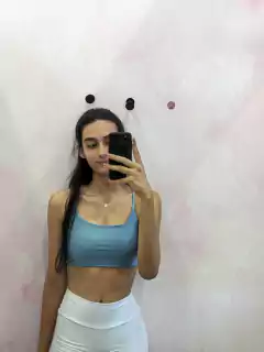 TOP CIRRE AZUL CLARO COD 1235