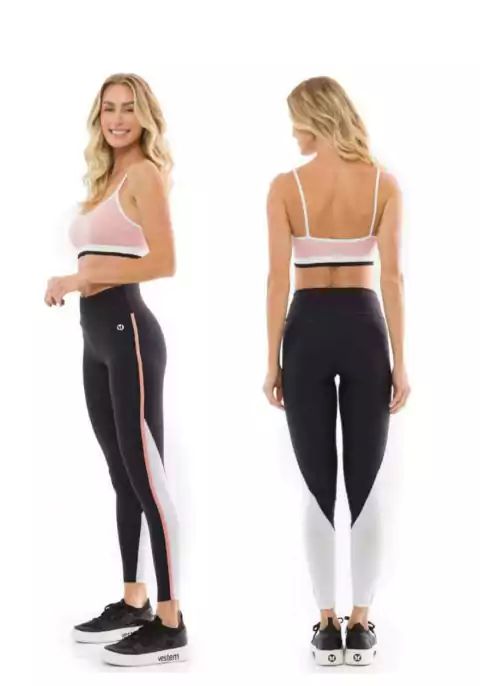 CONJUNTO LEGGING E TOP LIRIO - 024436 - C0243 - ROSA ROMANCE VESTEM