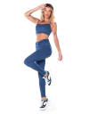 TOP ALÇAS FINAS SOLEIL - 033044 - E1288.V25 - TROPICAL FEATHERS AZUL JEANS - VESTEM na internet