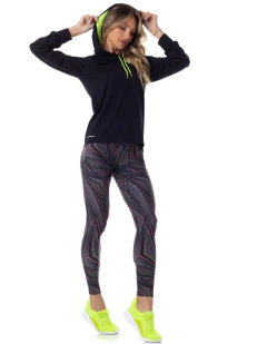 BLUSA DRY FIT MANGA LONGA GRAHAM PRETO COM NEON na internet