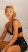CONJUNTO SHORTS E TOP PARK PRETO ZIG VESTEM