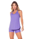 REGATA DRY FIT ALÇAS ELÁSTICO HERA - LAVANDA NEON - VESTEM