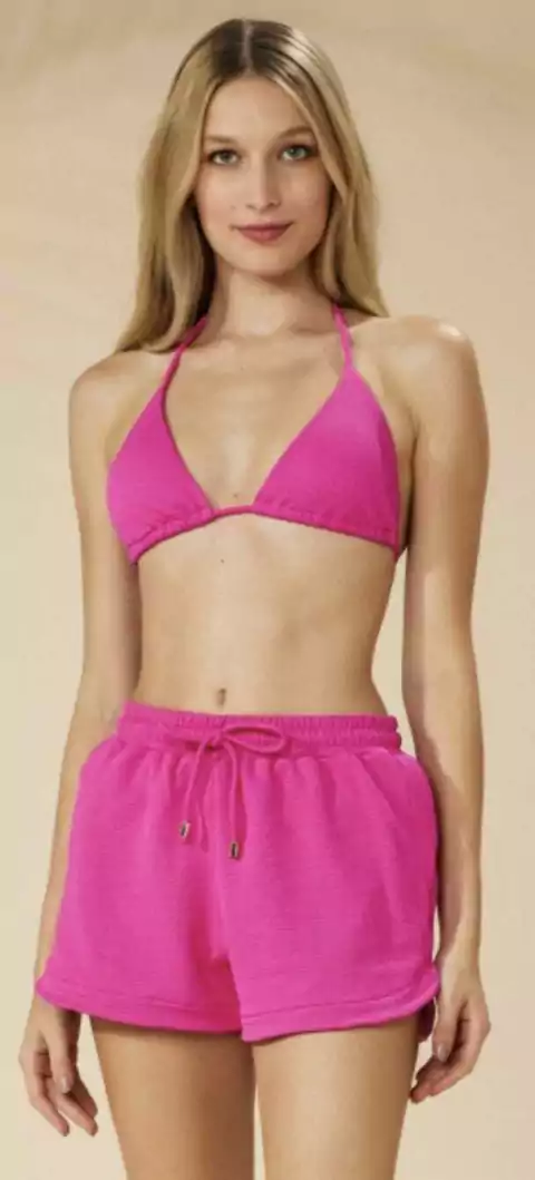 SHORT FEMININO CONCHA PINK COD 2421 RIVANNA