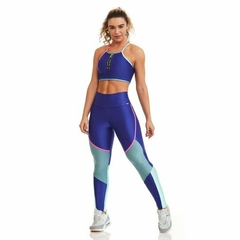 TOP CROPPED ATLETIKA COLORS / AZUL BIC CAJUBRASIL
