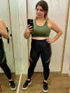 TOP LARULP MILLA MOTION VERDE CROCO/PRETO