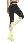 LEGGING FUSO ENCINITAS PRETO COM AMARELO NEON PRETO VESTEM - comprar online