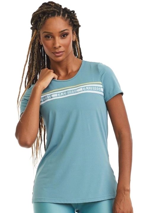 T-SHIRT LIMITLESS / AZUL/124 CAJUBRASIL P AO PLUS SIZE