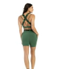 TOP DELACROIX MESCLA VERDE VESTEM - BE Fitness store
