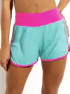 SHORTS BEACH PINK COM AZUL LABRUN