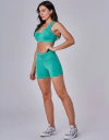 CONJUNTO TOP E SHORTS ANNIE - 033553 - C0467 - VERDE SALVIA - VESTEM
