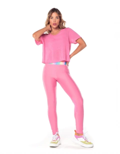 BLUSA MANGA CURTA DAISY - 029238 - C0504 - ROSA CANDY - VESTEM na internet