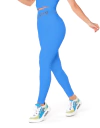 LEGGING FUSO SEAMLESS ELIS - 028984 - C0301 - AZUL ENSEADA - VESTEM