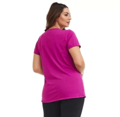 T-SHIRT LIMITLESS / CEREJA/178 CAJUBRASIL P AO PLUS SIZE - BE Fitness store