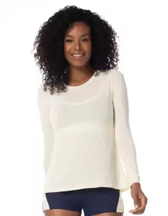 BLUSA MANGA LONGA DRY FIT SELENITA OFF WHITE/ECRU VESTEM na internet