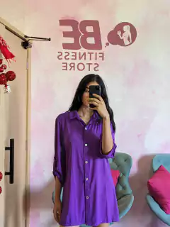 CAMISAO LUNA BASICO UVA COD 2300 RIVANNA - comprar online